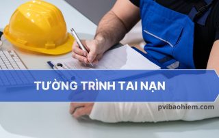 Bản tường trình tai nạn bảo hiểm